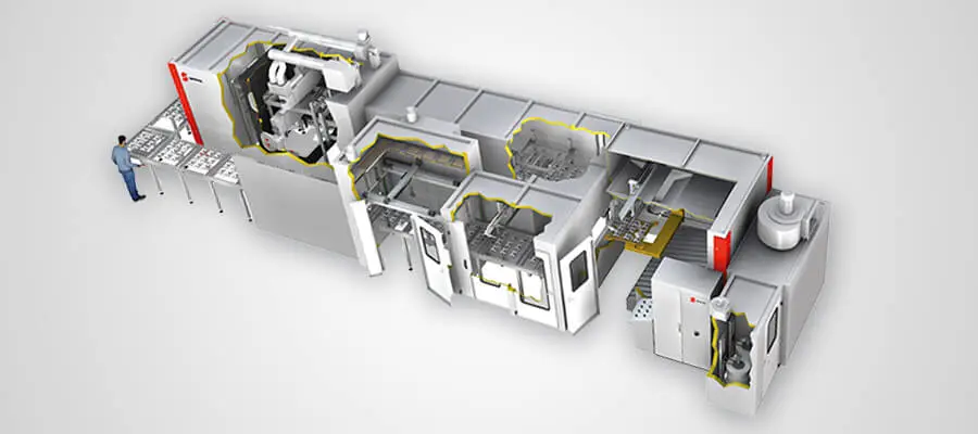 Three-axis Coating Machine for Flat Parts