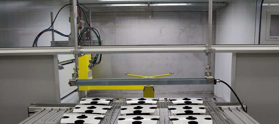 Three-axis Coating Machine for Flat Parts